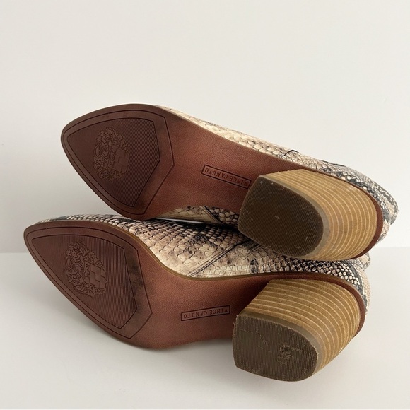 Vince Camuto Snake Print Boots | Size 10 - Picture 8 of 8